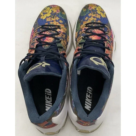 Nike ID 2016 KD Kevin Durant Floral Print US Size 17 818303-903
